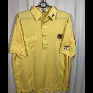 LA Mode Vintage Men's UofM Short Sleeve Polo Sz L